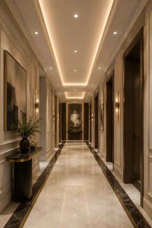 Luxury Hallway Ceiling