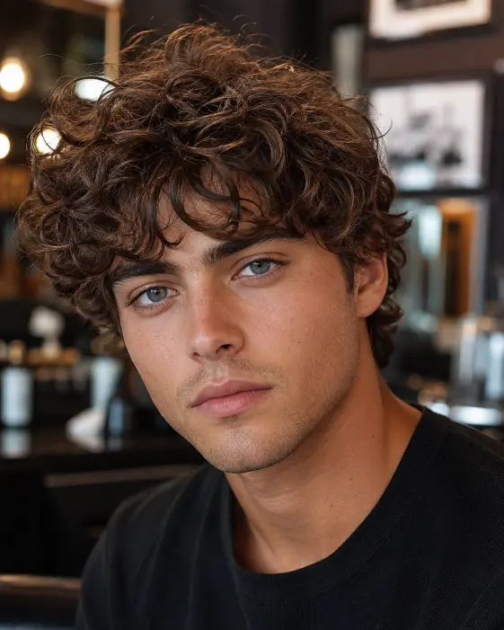 Messy Curly Style