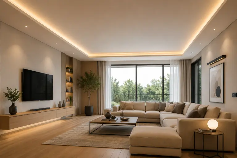 Minimalist LED Cove Ceiling