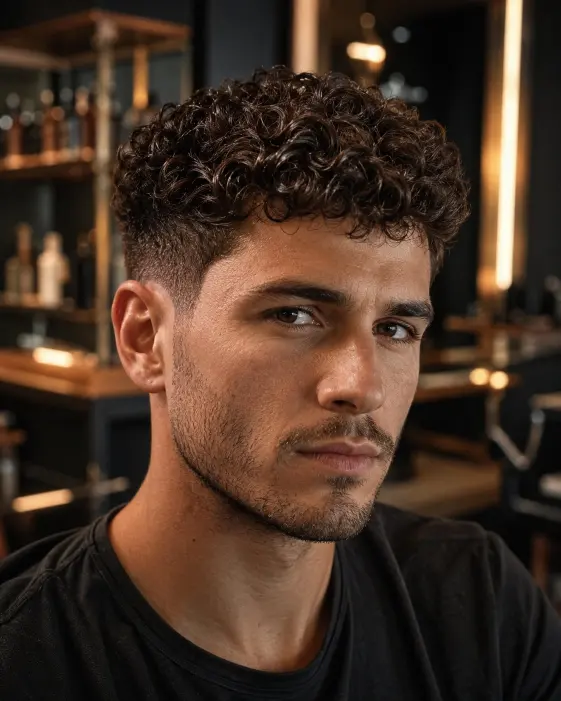 Short Curly Haircut