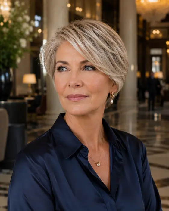 Side-Swept Pixie Bob