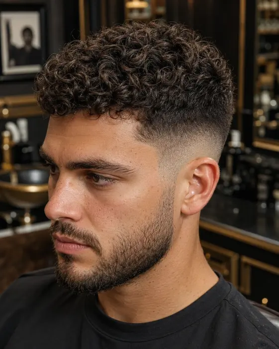 Textured Curly Crop