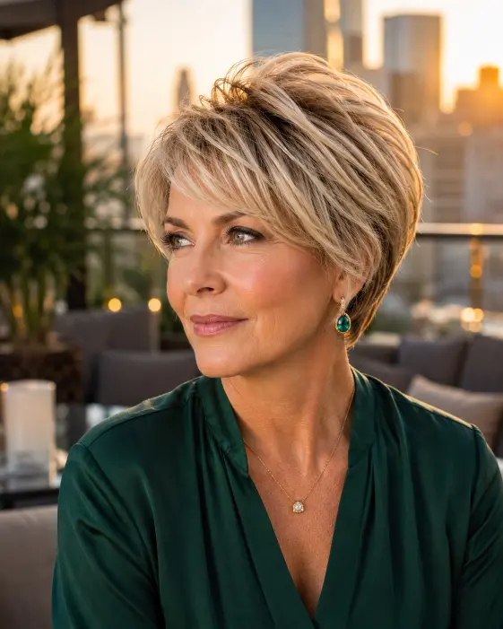 Voluminous Crown Pixie Bob