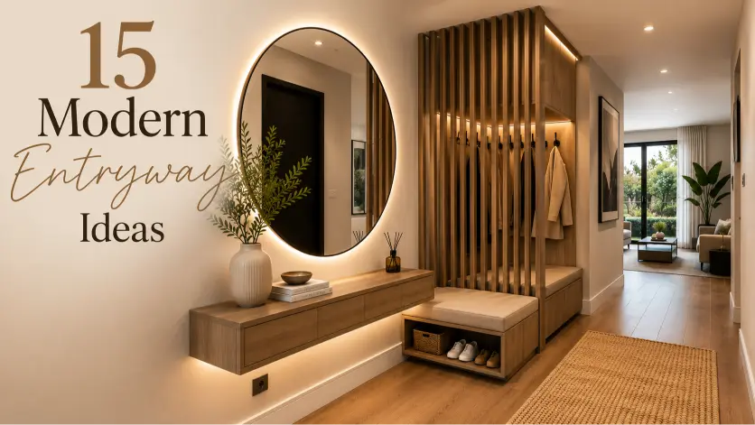 15 Modern Entryway Ideas That Create a Stylish First Impression