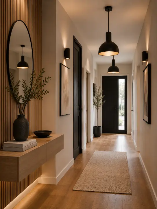 Black Metal Accent Lighting