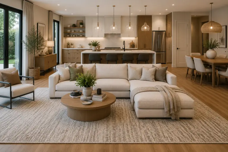 Define Each Zone With Area Rugs