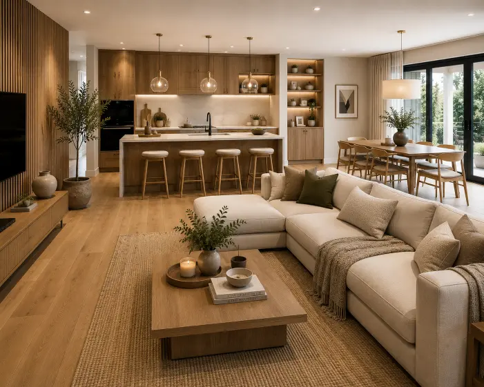 Incorporate Warm Wood Accents