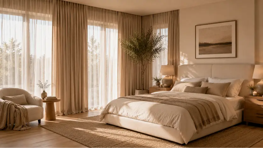 Install Floor-to-Ceiling Curtains