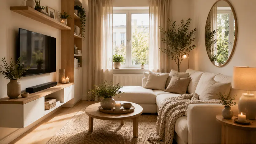 Make a Small Living Room Feel Cozy