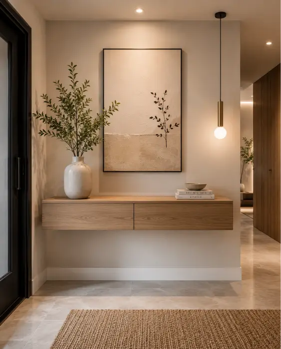 Minimalist Floating Console Table