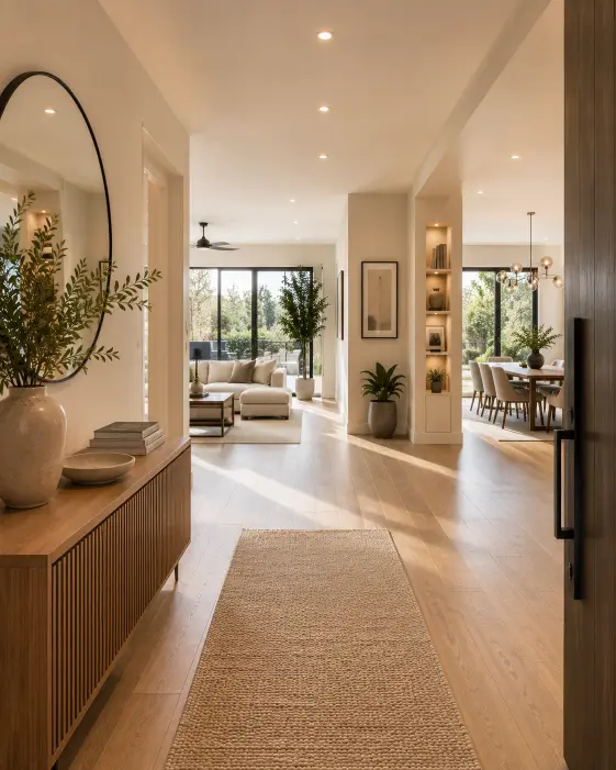 Open-Concept Hallway Design