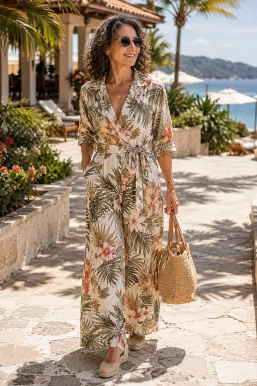 Printed Vacation Jumpsuit
