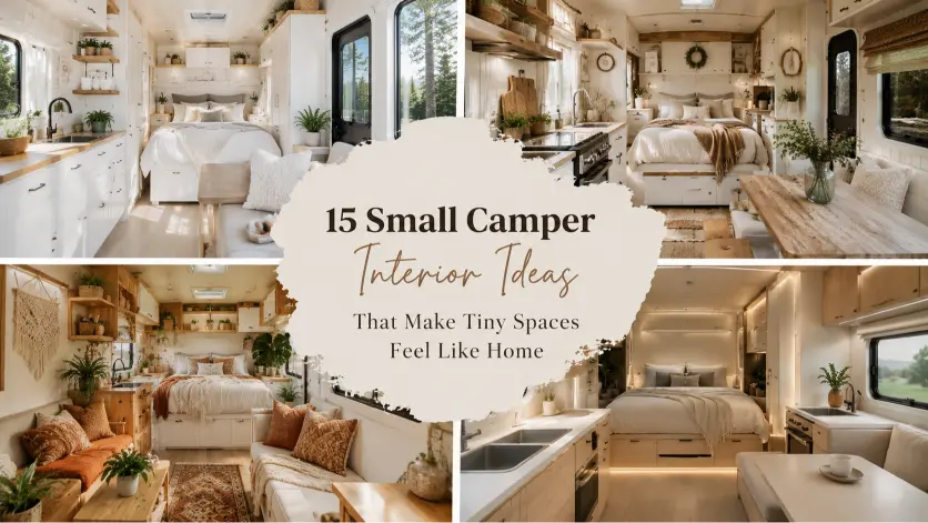 Small Camper Interior Ideas That Make Tiny Spaces Feel Like Home