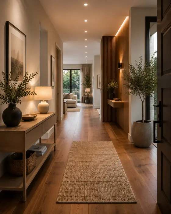 Warm Wood Flooring Design