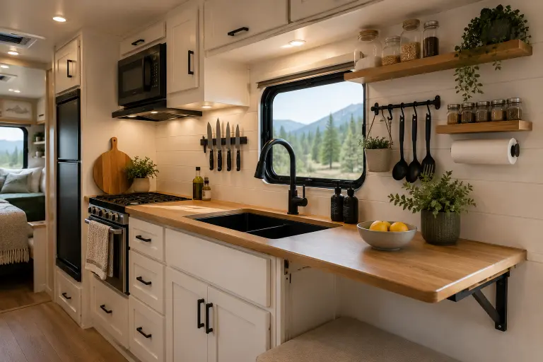 Space-Saving Kitchen Design