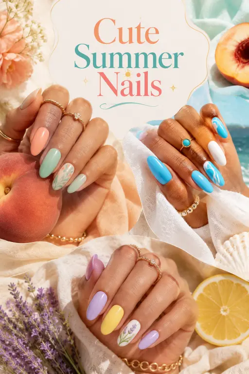12 Summer Nail Color Combinations