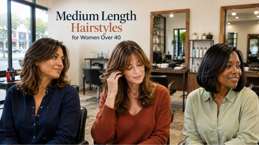 Medium Length Hairstyles for Women Over 40