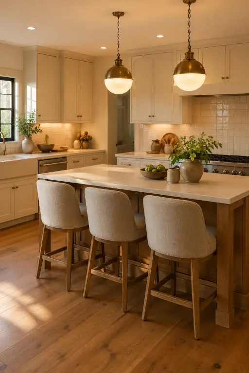 Cozy White and Wood Kitchen for Everyday Living