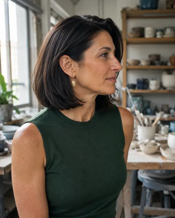 Italian Bob with Soft Volume