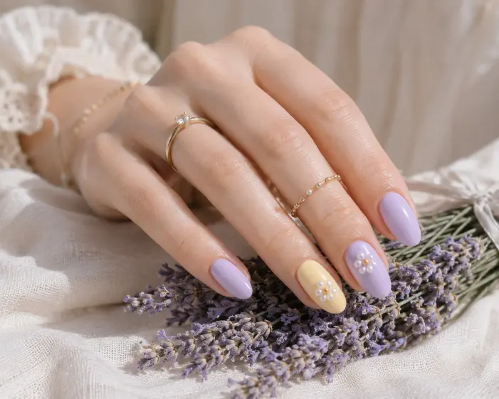Lavender & Lemon Yellow