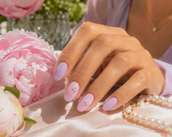 Lilac & Baby Pink