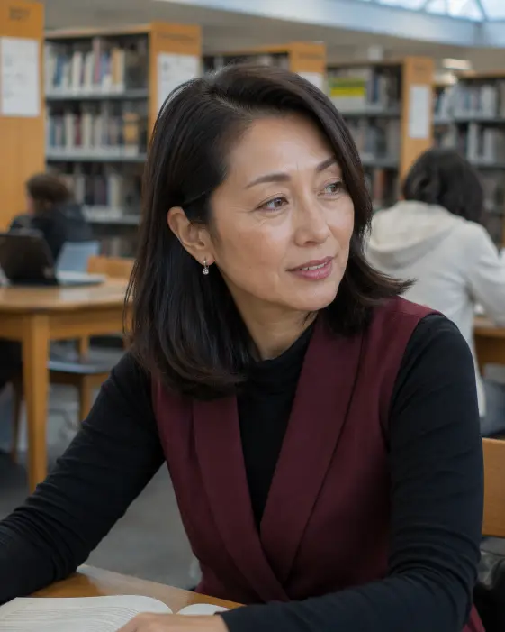 Shoulder-Length Hair with Side Part