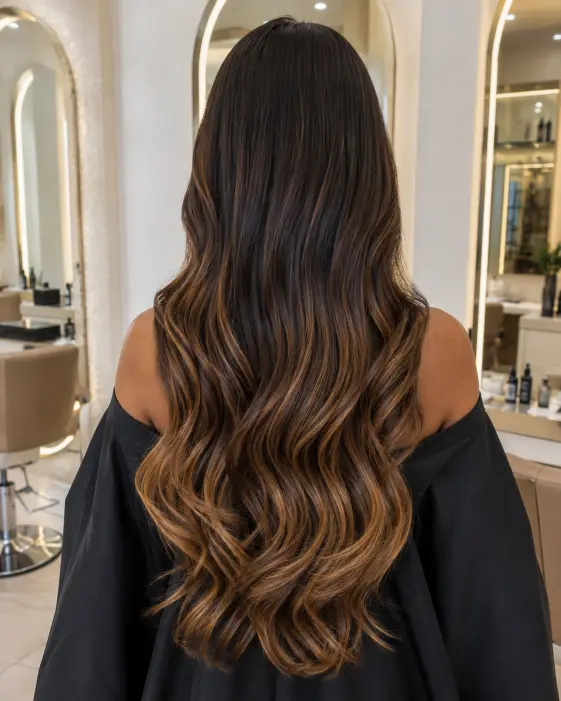 Soft Caramel Balayage