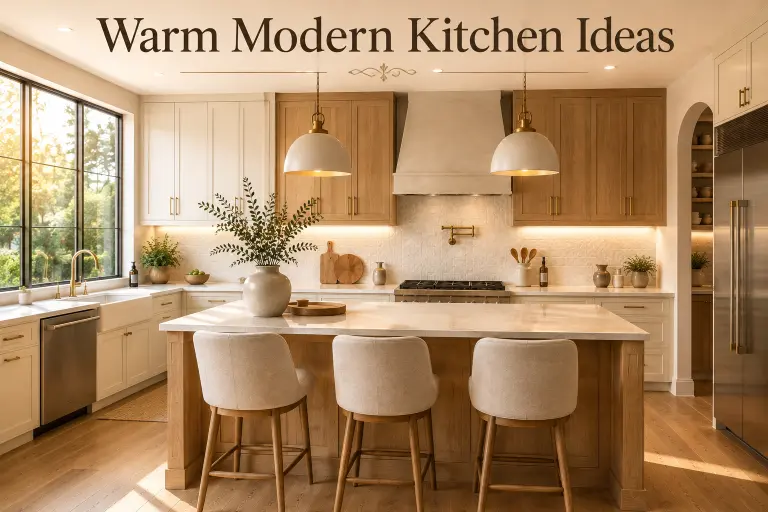 Warm Modern Kitchen Ideas