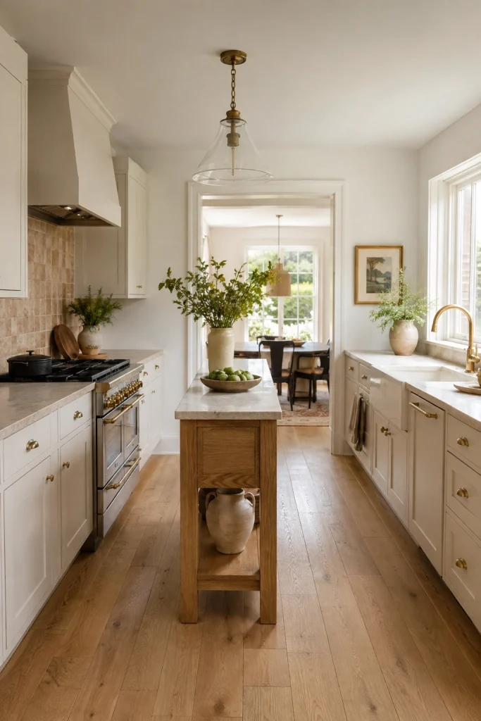Curved Kitchen Island