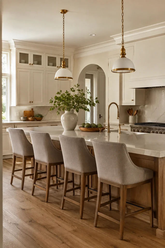 Farmhouse-Inspired Kitchen Island
