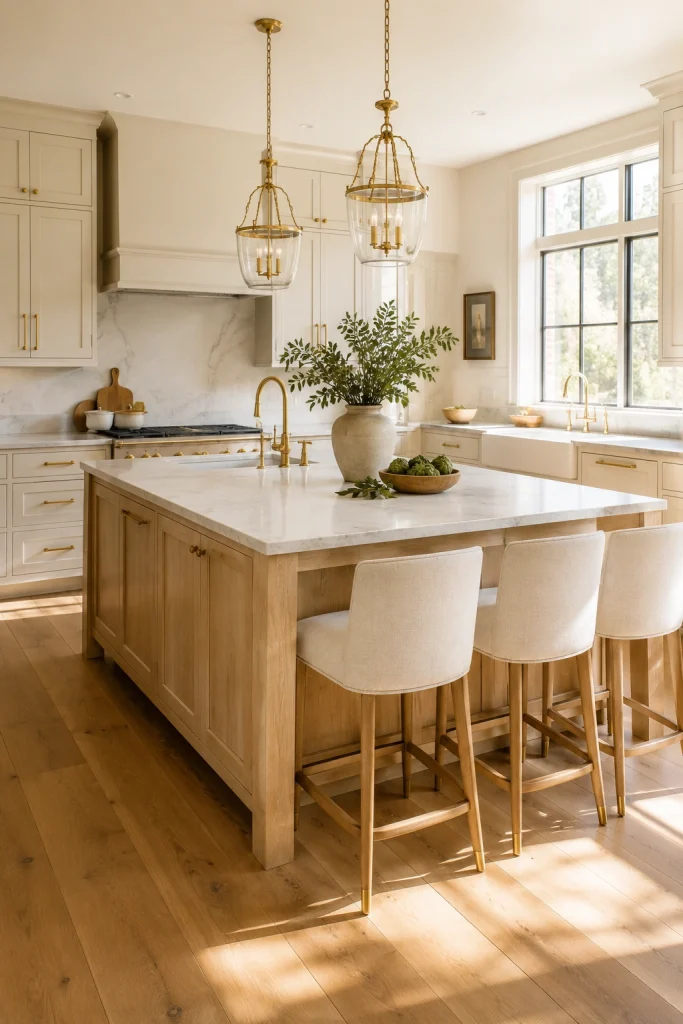 Kitchen Island Designed for Entertaining