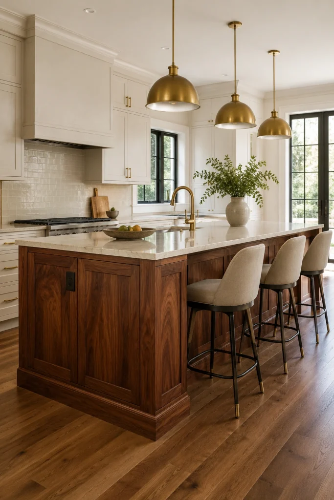 Kitchen Island With Natural Stone