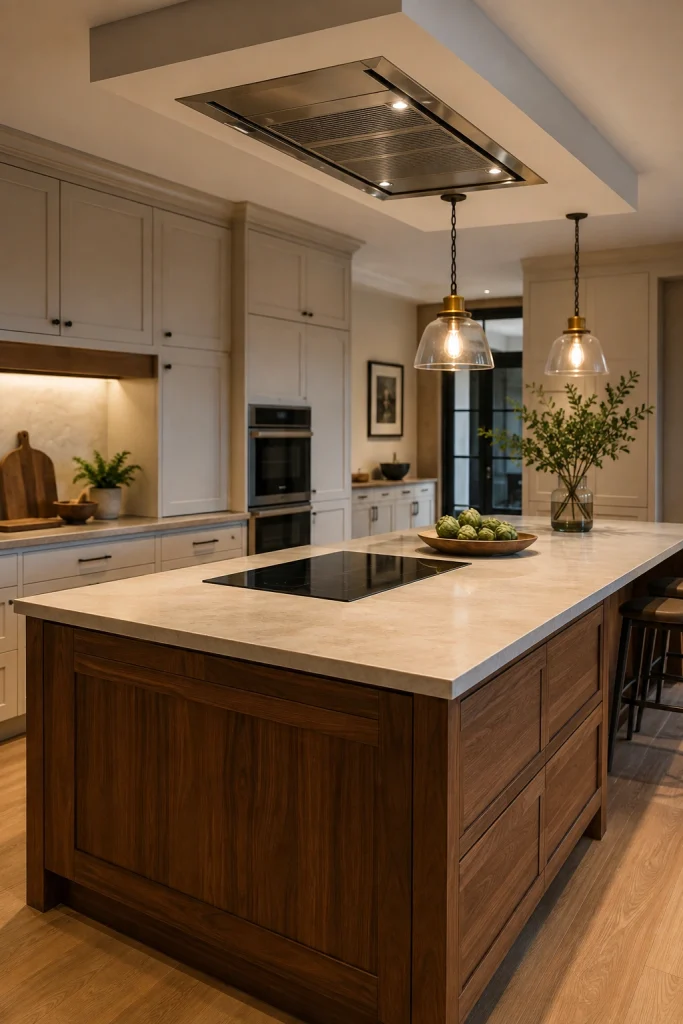 Two-Tone Kitchen Island