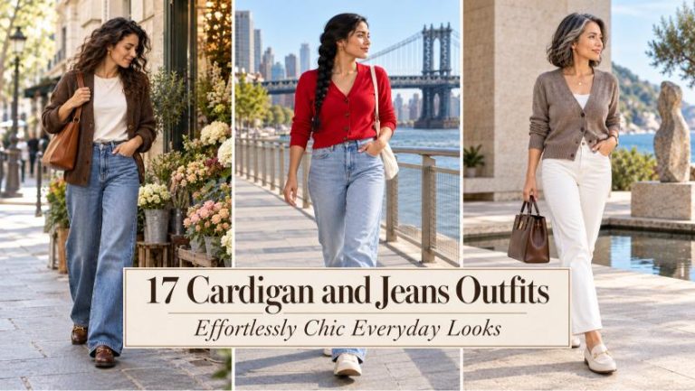 17 Cardigan and Jeans Outfits That Look Effortlessly Chic