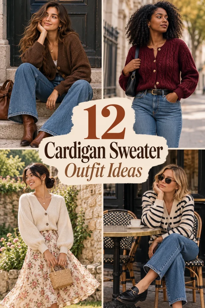 12 cardigan sweater outfit ideas